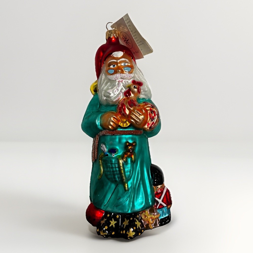 Vintage 1996 Christopher Radko "Toy Tinker" Glass Blown Ornament w/ Tag